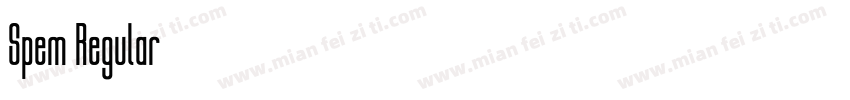 Spem Regular字体转换